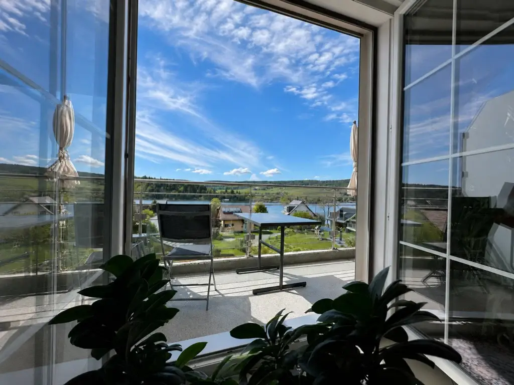 Appartement avec vue dégagée sur le lac de Joux