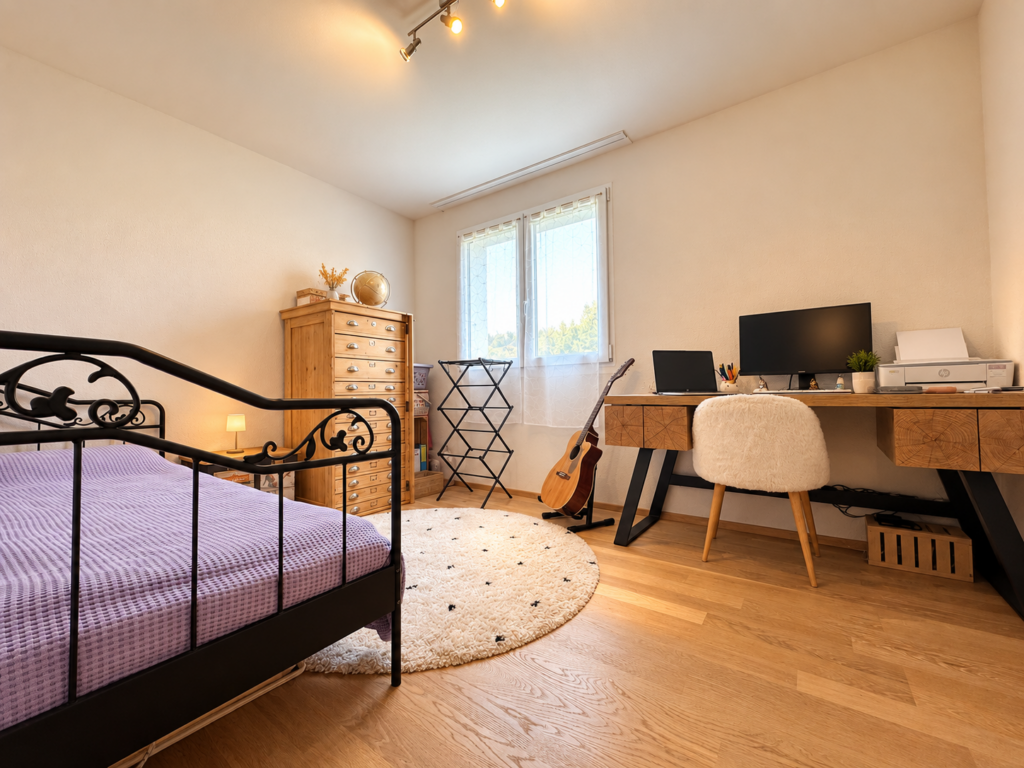 Au cœur du village, appartement avec terrasse et jardin