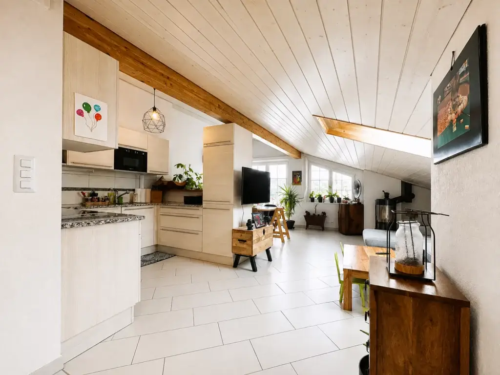 Appartement avec vue dégagée sur le lac de Joux
